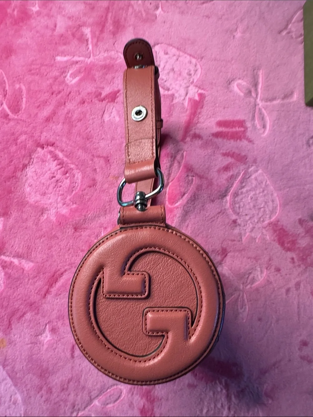 Gucci Pink Mini Round Barrel Crossbody Bag • Leather • Rare Boutique Edition - Picture 8 of 10
